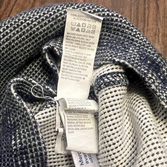 Men’s Lucky Brand Navy Mesh Pullover - Picture 6 of 8